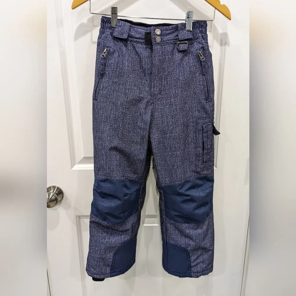 32 Degrees Weatherproof Blue Snowpants Snow Pants Boys Kids Size Small 7/8